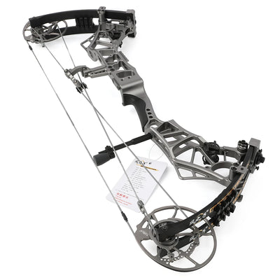 40-70lbs Compound Bow 29.5" Right Hand Archery Composite Bow CNC Aluminium Riser Cam IBO 356fps Target Shooting Hunting Bow