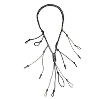 GUGULUZA Hunting Duck Call Lanyard Cord Decoy Whistle Rope Hunting Decoy Ropes Adjustable Hunter Game 12-ring Braided Lanyard