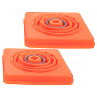 2Pcs Collapsible Cones Reflective Traffic Safety Cone Multi Purpose Emergency Road Cones For School Foldable Warning Barrier