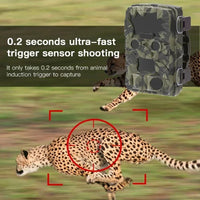 H8201 2.4inch Hunting Camera 20MP 4K HD recording night vision IP66Waterproof Trail Camera Trigger Night Vision Tracking Hunting