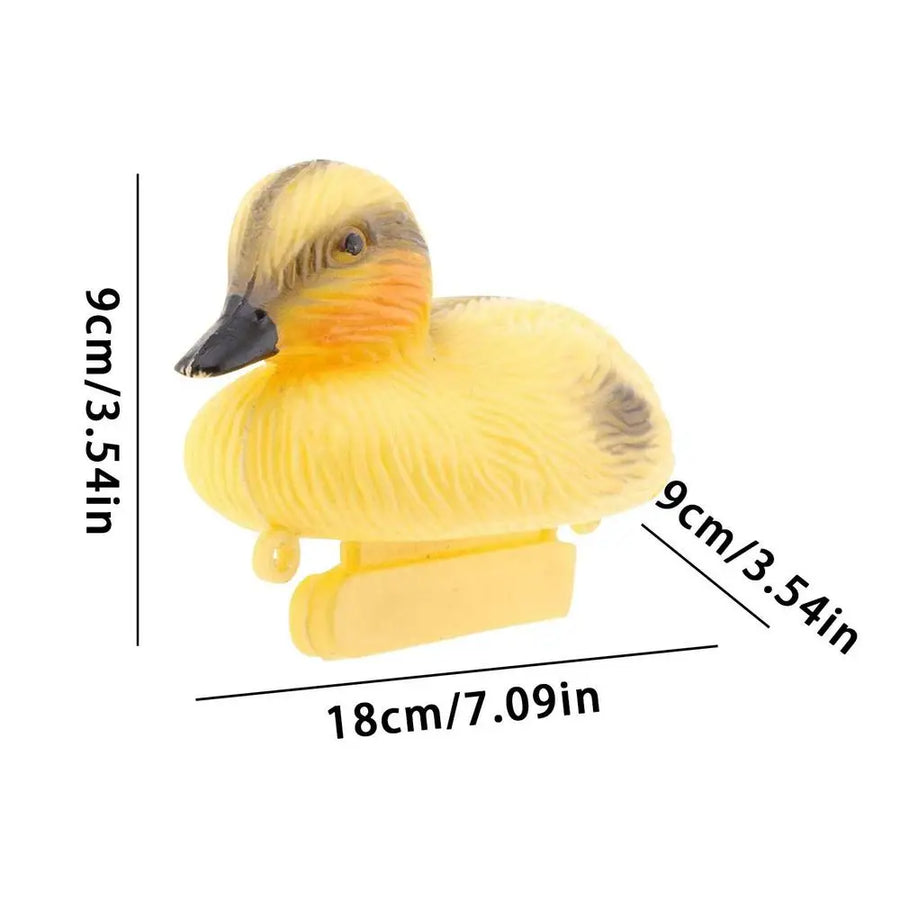 5pcs Floating Duck Fish Pond Ornament Plastic Ducklings Decoy Mallard For Garden Yard Lawn Decoration For Lake Pond Park Pool