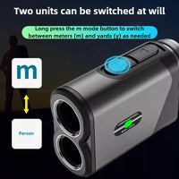 Mini Golf Laser Rangefinder Outdoor Portable Golf Rangefinders Long Distance Rangefinders Handheld Metal Sports Equipments