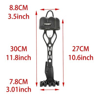 Archery Arrow Quiver Reinforced Nylon Quick Release Arrow Case Can Hold 4pcs Arrows for Outdoor Compound Bow Hunting Shooting