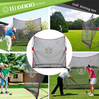 Golf Nets for Backyard Easy Set Up Golf Practice Net for Beginner or Professional Indoor Golf Hitting Net with Target