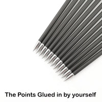 Archery Spine 350 400 450 500 600 700 800 900 Carbon Arrows Shaft for Compound Recurve Bow Longbow Hunting Targets