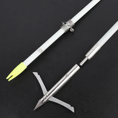 37" Bowfishing Arrows Solid Fiberglass OD 8mm Shaft Bow Hunting Fishing 12pcs Archery Bow Fishing Fiberglass