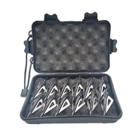 Points Tips 12pcs Broadheads 100 Grain for Crossbow- 12pcs