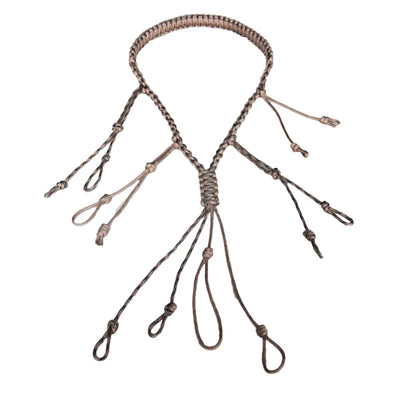 GUGULUZA Hunting Duck Call Lanyard Cord Decoy Whistle Rope Hunting Decoy Ropes Adjustable Hunter Game 12-ring Braided Lanyard