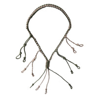 GUGULUZA Hunting Duck Call Lanyard Cord Decoy Whistle Rope Hunting Decoy Ropes Adjustable Hunter Game 12-ring Braided Lanyard