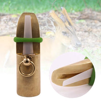 Deer Call Whistle Metal Loud Sound Multifunctional Animal Hunting Calls Compact for Hunting, Backpacking, Outdoor Emergencies