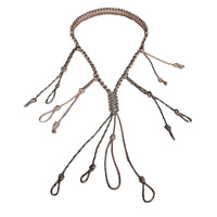 GUGULUZA Hunting Duck Call Lanyard Cord Decoy Whistle Rope Hunting Decoy Ropes Adjustable Hunter Game 12-ring Braided Lanyard