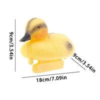 5pcs Floating Duck Fish Pond Ornament Plastic Ducklings Decoy Mallard For Garden Yard Lawn Decoration For Lake Pond Park Pool