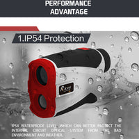 Portable Mini 1200 METERS/1300 YARDS  Laser Range Finder for Golf & Outdoor Sports Shooting & Hunting Telescope Golf Rangefinder