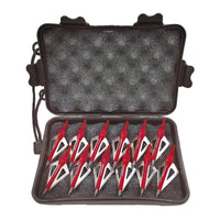 Points Tips 12pcs Broadheads 100 Grain for Crossbow- 12pcs