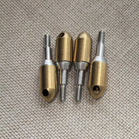 12Pcs Gold Whistle Broadhead 100gn-130grain Archery Arrowheads Point Screw Thread Hunting Arrow Tips Accessories