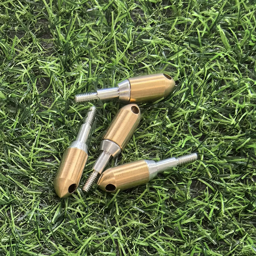 12Pcs Gold Whistle Broadhead 100gn-130grain Archery Arrowheads Point Screw Thread Hunting Arrow Tips Accessories