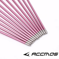 ACCMOS Carbon Arrow Pink Shaft Spine500/600/700/800/900/1000 ID4.2mm Spin Wing Vane Feather for Archery Outdoor Shooting Hunting