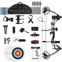 Compound Bows Draw Weight 30-70lbs Ready to Shoot Bow and Arrow Set for Adults Archery Set Come with All The Accessories