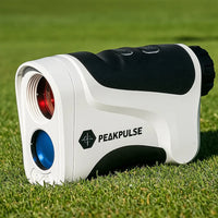 PEAKPULSE Golf Range Finder with Slope Compensation Switch 650 Yards Laser Rangefinder for Beginner & Skilled Gift with Battery