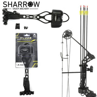 Archery Arrow Quiver Reinforced Nylon Quick Release Arrow Case Can Hold 4pcs Arrows for Outdoor Compound Bow Hunting Shooting