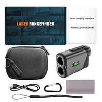 Mini Golf Laser Rangefinder Outdoor Portable Golf Rangefinders Long Distance Rangefinders Handheld Metal Sports Equipments