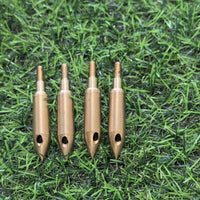 12Pcs Gold Whistle Broadhead 100gn-130grain Archery Arrowheads Point Screw Thread Hunting Arrow Tips Accessories