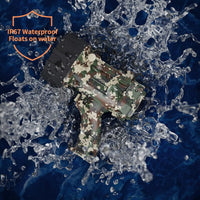 Rechargeable Spotlight Flashlight, 1000000 Lumen Waterproof Hunting Light with Red Lens & Adjustable Bracket