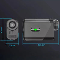 Mini Golf Laser Rangefinder Outdoor Portable Golf Rangefinders Long Distance Rangefinders Handheld Metal Sports Equipments