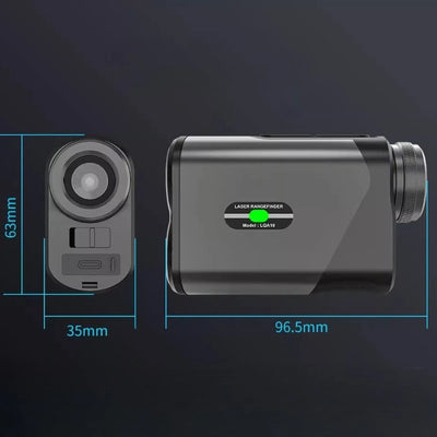Mini Golf Laser Rangefinder Outdoor Portable Golf Rangefinders Long Distance Rangefinders Handheld Metal Sports Equipments