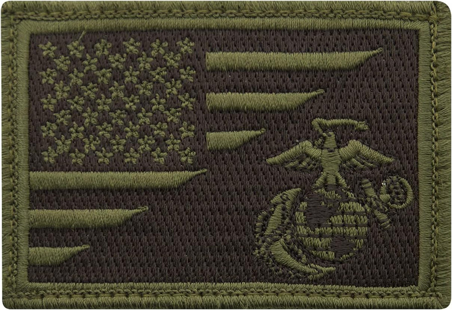 Rothco US Flag / USMC Eagle, Globe and Anchor Morale Patch